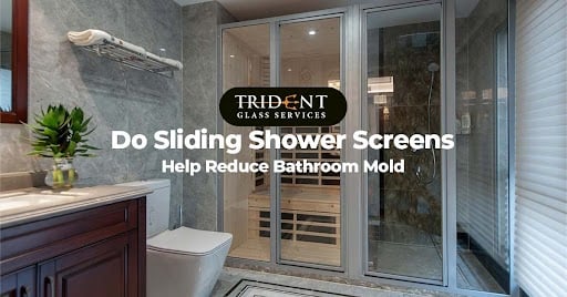 Sliding glass shower screen