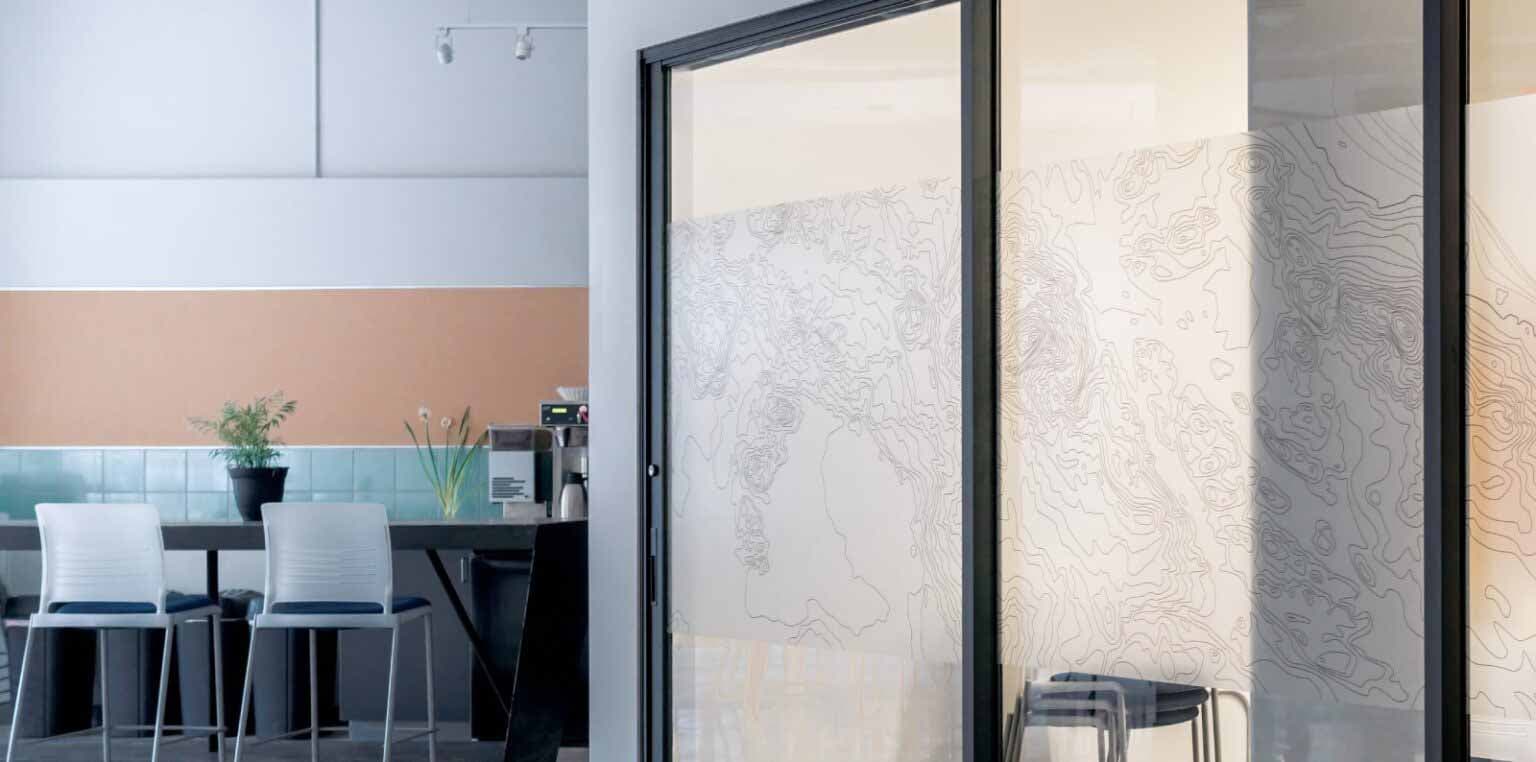 Modern double glazed windows installation